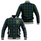 Clan Dundas Modern Crest Tartan Baseball Jacket JM760