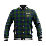 Clan Dundas Modern Crest Tartan Baseball Jacket JM760