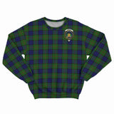 Clan Dundas Modern Crest Tartan Sweatshirt HC760