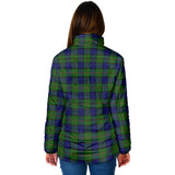 Clan Dundas Modern Crest Tartan Padded Jacket RF223