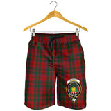 Clan Dundas Red Crest Tartan Mens Shorts NS759