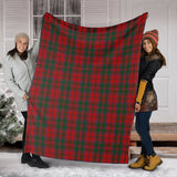 Clan Dundas Red Tartan Blanket U263