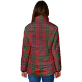 Clan Dundas Red Crest Tartan Padded Jacket RF224