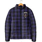 Clan Dunlop Crest Tartan Padded Jacket RF228