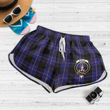 Clan Dunlop Crest Tartan Womens Shorts NW1946