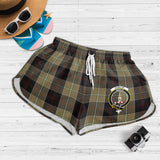 Clan Dunlop Hunting Crest Tartan Womens Shorts NW1948