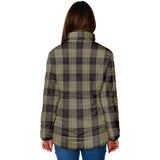 Clan Dunlop Hunting Crest Tartan Padded Jacket RF226