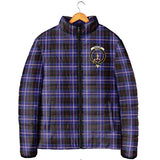 Clan Dunlop Modern Crest Tartan Padded Jacket RF227