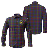 Clan Durie Crest Tartan Long Sleeve Shirt PC755