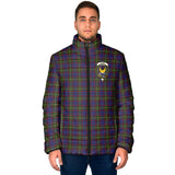 Clan Durie Crest Tartan Padded Jacket RF229