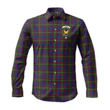 Clan Durie Crest Tartan Long Sleeve Shirt PC755