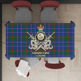 Clan Edmonstone Tartan Tablecloth Golden Sword of Courageous Legacy BG233