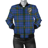 Clan Edmonstone Crest Tartan Bomber Jacket ZJ230