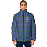 Clan Edmonstone Crest Tartan Padded Jacket RF230