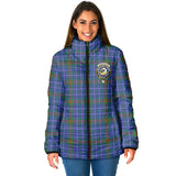 Clan Edmonstone Crest Tartan Padded Jacket RF230