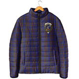 Clan Elliot Crest Tartan Padded Jacket RF233