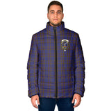 Clan Elliot Crest Tartan Padded Jacket RF233