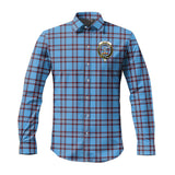 Clan Elliot Ancient Crest Tartan Long Sleeve Shirt PC753