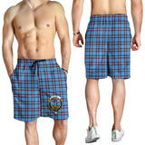 Clan Elliot Ancient Crest Tartan Mens Shorts NS752