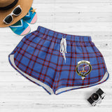 Clan Elliot Modern Crest Tartan Womens Shorts NW1942