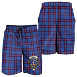 Clan Elliot Modern Crest Tartan Mens Shorts NS751