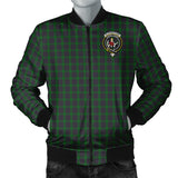 Clan Elphinstone Crest Tartan Bomber Jacket ZJ234