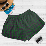 Clan Elphinstone Crest Tartan Womens Shorts NW1940