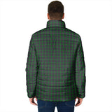 Clan Elphinstone Crest Tartan Padded Jacket RF234