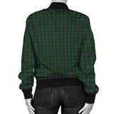 Clan Elphinstone Crest Tartan Bomber Jacket ZJ234