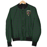 Clan Elphinstone Crest Tartan Bomber Jacket ZJ234