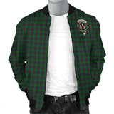 Clan Elphinstone Crest Tartan Bomber Jacket ZJ234