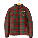 Clan Erskine Crest Tartan Padded Jacket RF239