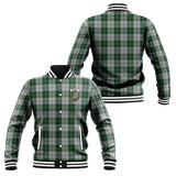 Clan Erskine Green Crest Tartan Baseball Jacket JM747