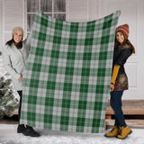 Clan Erskine Green Tartan Blanket U276