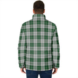 Clan Erskine Green Crest Tartan Padded Jacket RF236