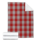 Clan Erskine Red Tartan Blanket U278