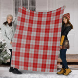 Clan Erskine Red Tartan Blanket U278