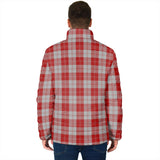 Clan Erskine Red Crest Tartan Padded Jacket RF238