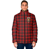 Clan Ewing Crest Tartan Padded Jacket RF240