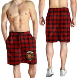 Clan Ewing Crest Tartan Mens Shorts NS743