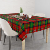 Clan Fairlie Modern Tartan Tablecloth Golden Sword of Courageous Legacy BG244