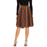 Clan Fairlie Modern Tartan Melete Pleated Midi Skirt V930