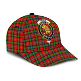 Fairlie Modern Tartan Classic Cap with Family Crest