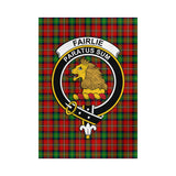 Clan Fairlie Modern Crest Tartan Flag CF241