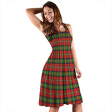 Clan Fairlie Modern Tartan Sleeveless Midi Womens Dress VS931