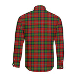 Clan Fairlie Modern Crest Tartan Long Sleeve Shirt PC743