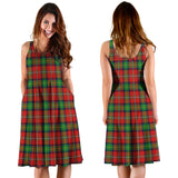 Clan Fairlie Modern Tartan Sleeveless Midi Womens Dress VS931