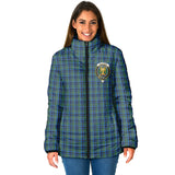 Clan Falconer Crest Tartan Padded Jacket RF242