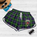 Clan Farquharson Crest Tartan Womens Shorts NW1927