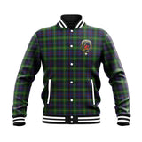 Clan Farquharson Crest Tartan Baseball Jacket JM736